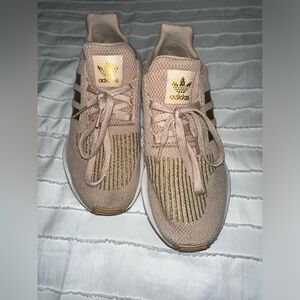 rose gold adidas sneakers